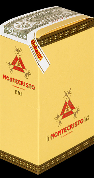 Montecristo No.3. Коробка на 15 сигар