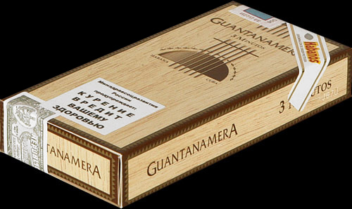Guantanamera Minutos. Коробка на 3 сигары