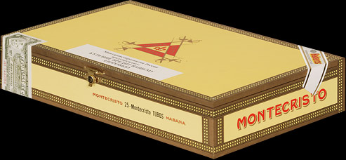 Montecristo Tubos. Коробка на 25 сигар