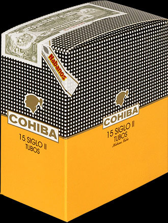 Cohiba Siglo II A/T. Коробка на 15 сигар