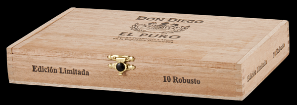 Don Diego El Puro Robusto. Коробка на 10 сигар