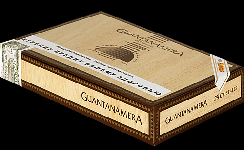 Guantanamera Cristales. Коробка на 25 сигар