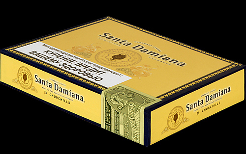 Santa Damiana Churchill. Коробка на 25 сигар