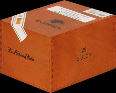 Cohiba Siglo II. Коробка на 25 сигар
