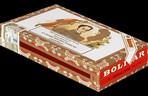 Bolivar Coronas Junior. Коробка на 25 сигар