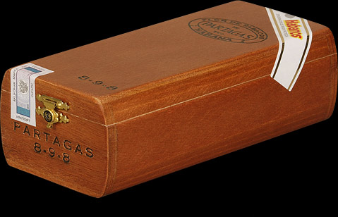Partagas 8-9-8. Коробка на 10 сигар