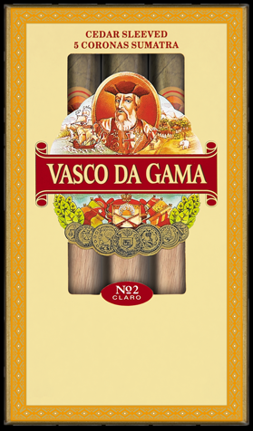 Vasco da Gama Coronas №2 Claro. Пачка на 5 сигар