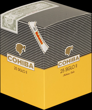 Cohiba Siglo II. Коробка на 25 сигар