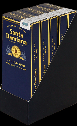 Santa Damiana H-2000 Belicosos. Коробка на 3 сигары