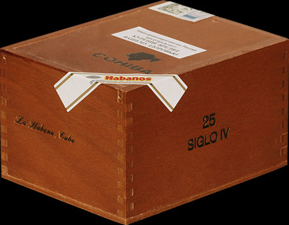 Cohiba Siglo IV. Коробка на 25 сигар