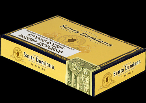 Santa Damiana Torpedo. Коробка на 25 сигар