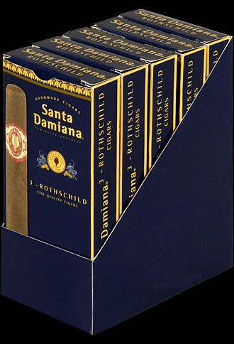 Santa Damiana H-2000 Rothchild. Коробка на 3 сигары