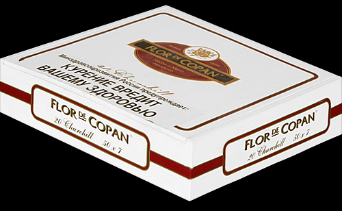 Flor de Copan Churchill. Коробка на 25 сигар