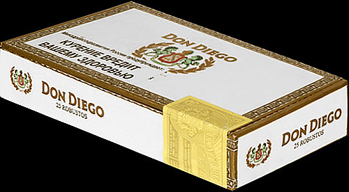 Don Diego Europa Export Robusto. Коробка на 25 сигар